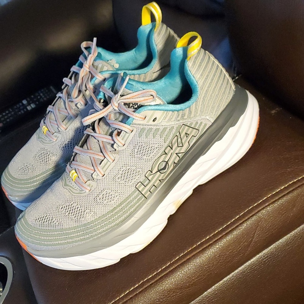 Hoka One One Women's Bondi 6 Running Shoe Vapor Blue